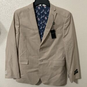 Ralph Lauren Boys Khaki Linen Suit Jacket Size 8R, 10R, 18 NWT